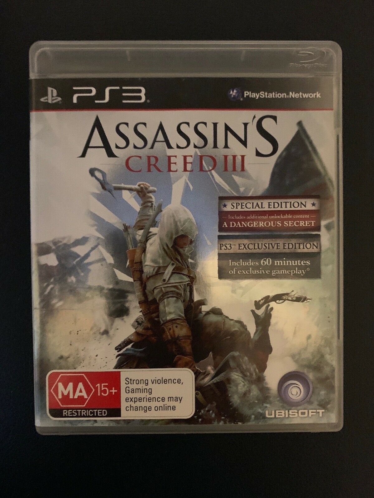 Assassins Creed 3 III Special Edition - Sony Playstation 3 PS3 Game