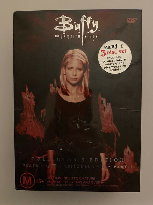 Buffy The Vampire Slayer : Season 2 : Part 1 (DVD, 2003, 3-Disc Set) Collector's