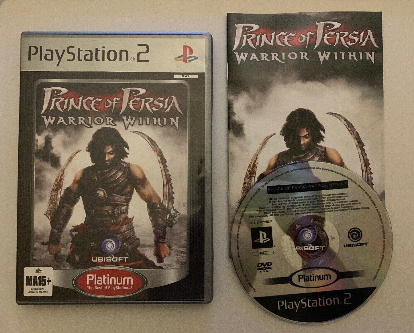 PRINCE OF PERSIA - WARRIOR WITHIN Playstation 2 PS2 with Manual