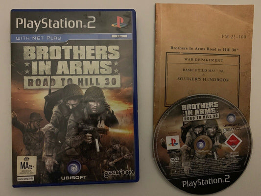 Brothers in Arms Road to Hill 30 - Sony Playstation PS2 PAL Complete With Manual