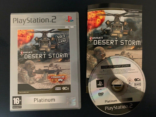 Conflict: Desert Storm - Sony Playstation 2 PS2 with Manual FREE OZ Shipping