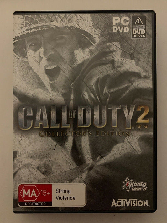 Call Of Duty 2 Collectors Edition, Windows PC DVD Game, Rare