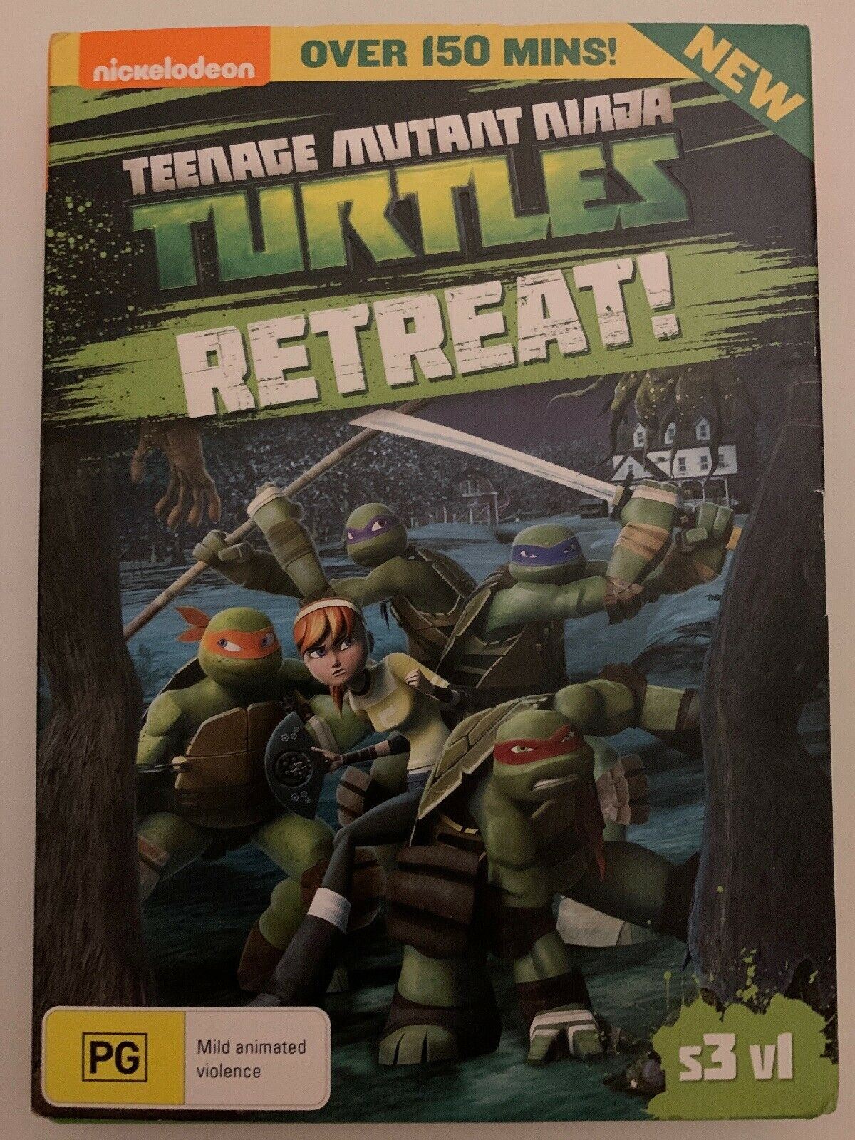 Teenage Mutant Ninja Turtles - Retreat! (DVD, 2015)