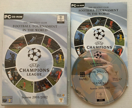 UEFA Champions League Season 2001/2002 PC CD-ROM Windows Game