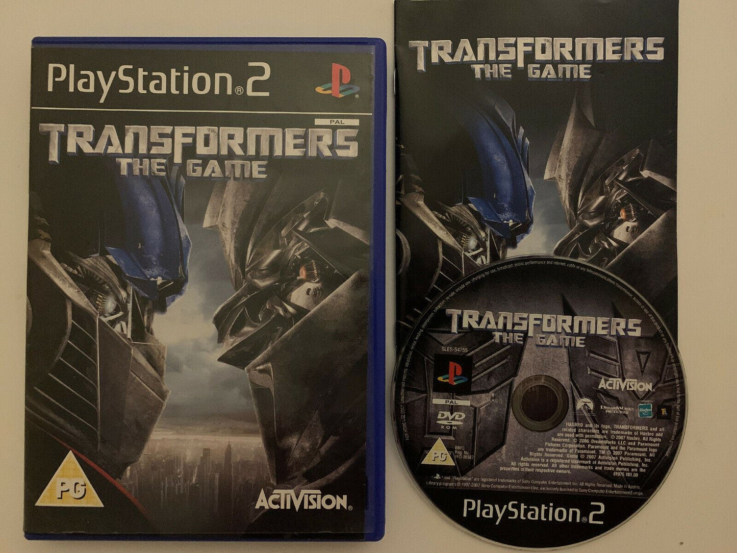 Transformers: The Game (PS2) Activision Action Adventure Game