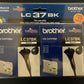 BROTHER LC37BK GENUINE BLACK INK CARTRIDGE DCP-135C DCP-150C MFC-235C MFC-260C