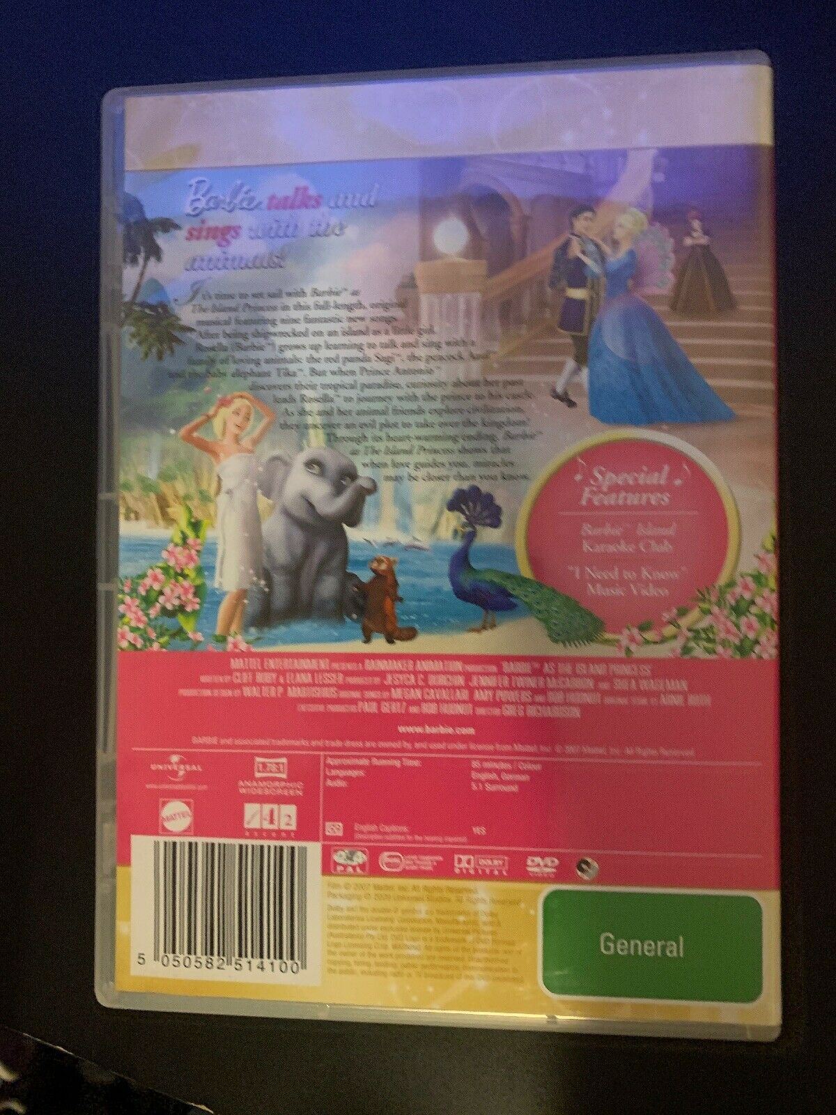 Barbie - The Island Princess (DVD) Region 4