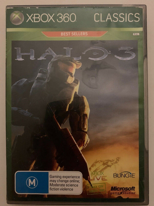 HALO 3 - Microsoft Xbox 360 Classic FPS Shooter Game