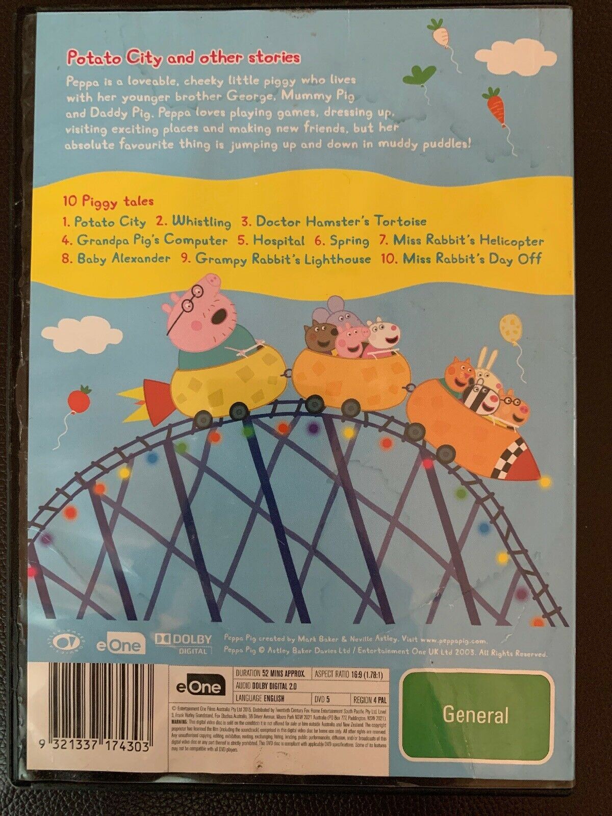 Peppa Pig - Potato City (DVD) Region 4