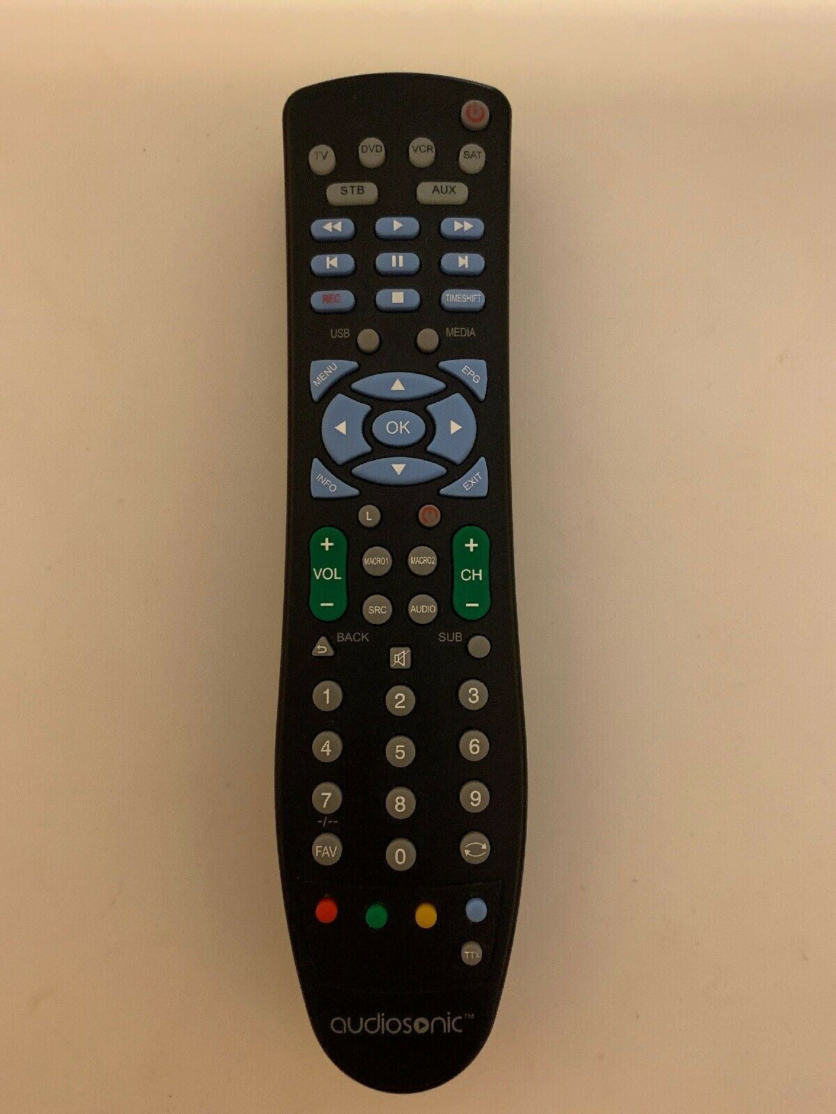 Audiosonic JLR-6002 Universal Remote Control โ Retro Unit