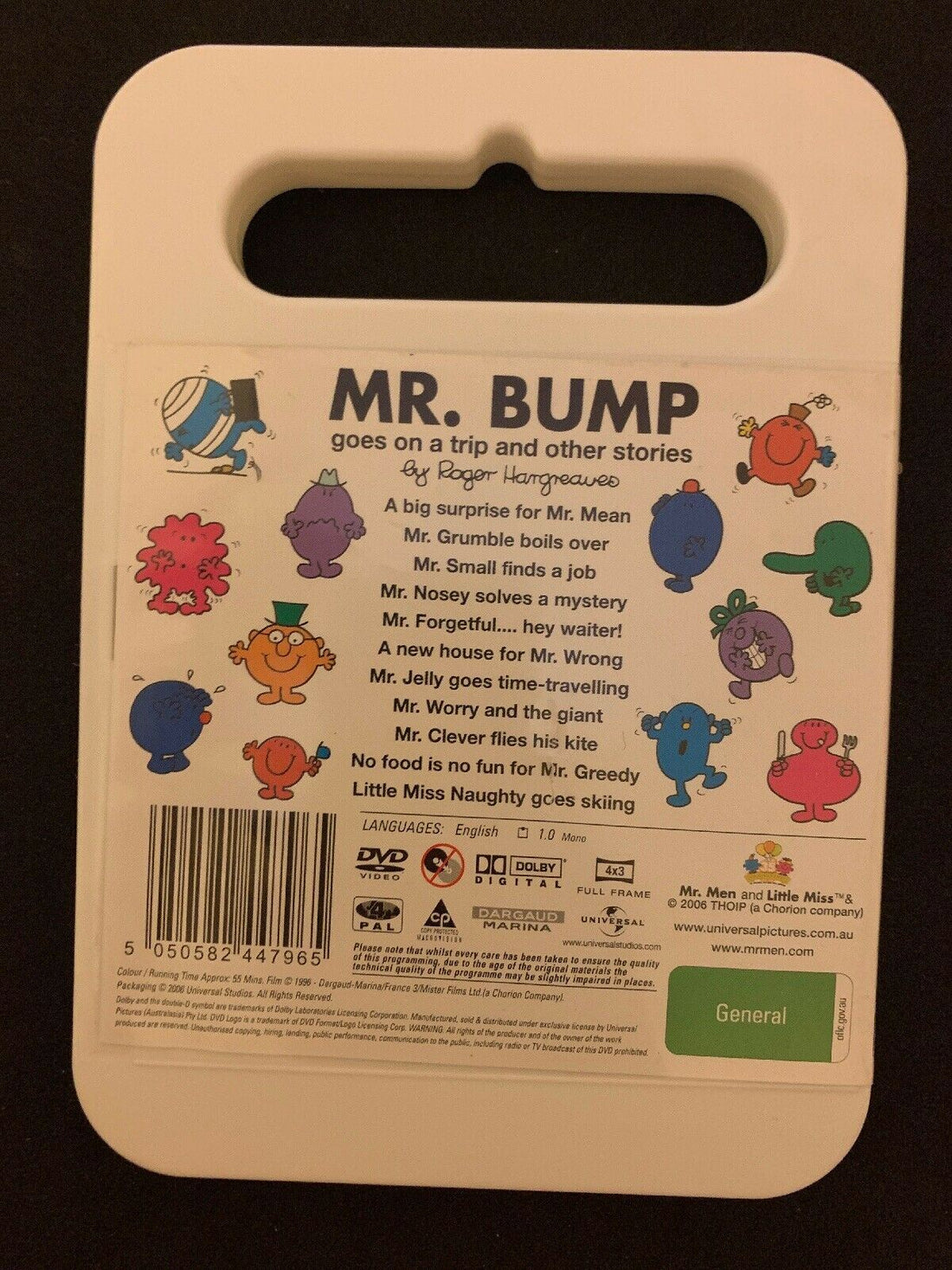 Mr Men & Little Miss - Mr Bump Goes On a Trip (DVD) Region 4 – Retro Unit