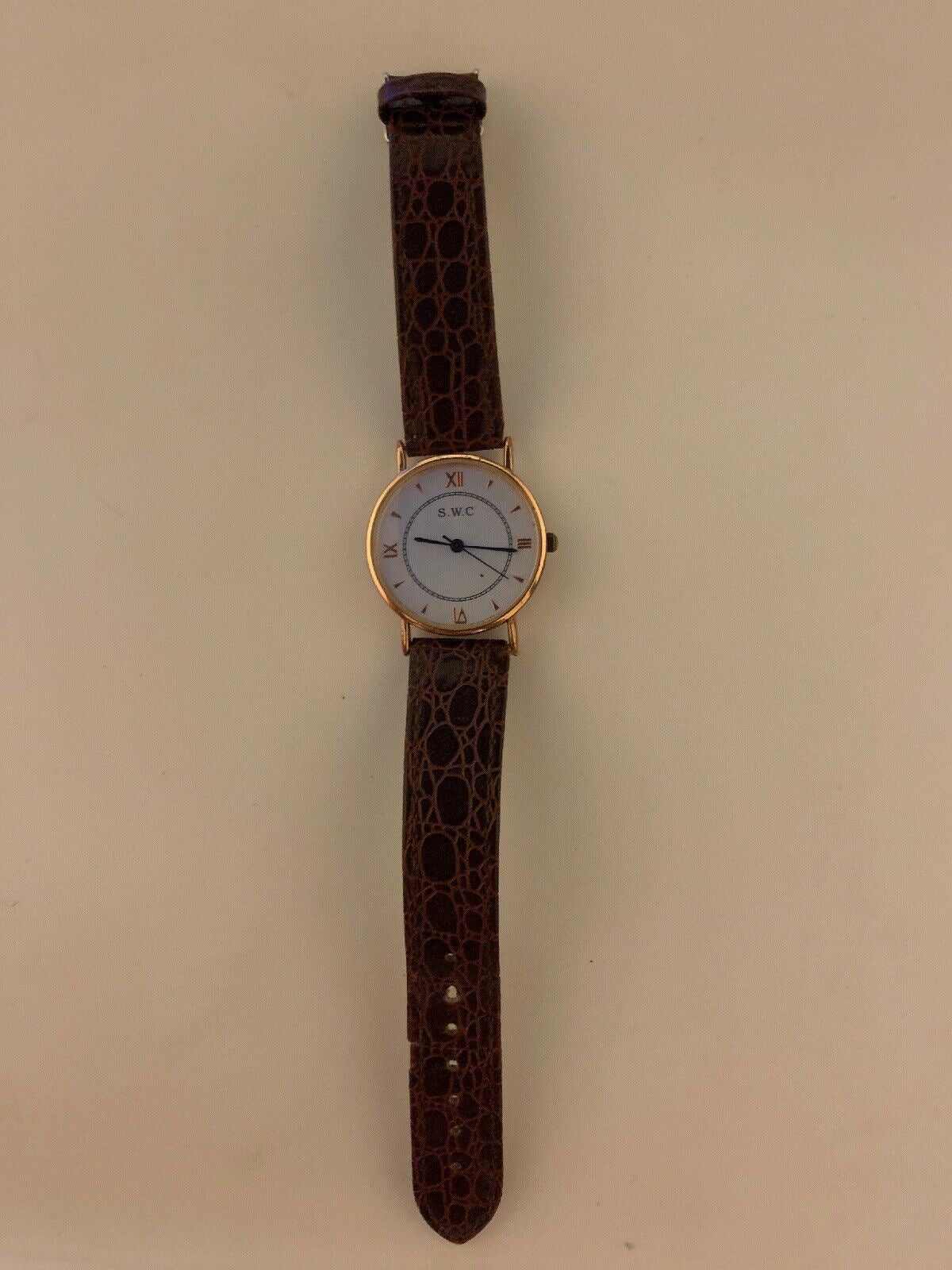 SWC Stainless Steel Back Water Resistant Analogue  Watch 6069