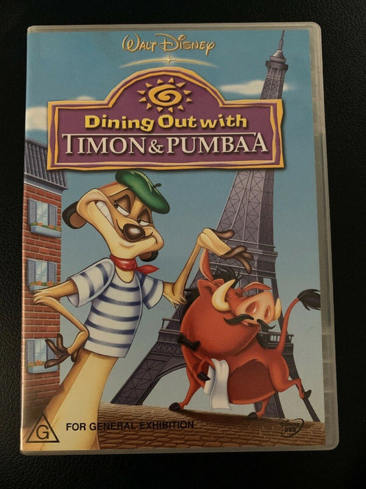 Disney - Dining Out With Timon And Pumbaa (DVD, 2005)