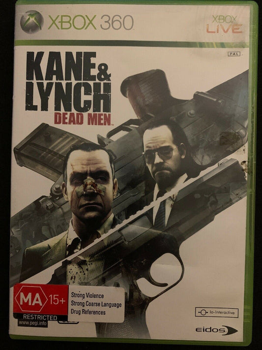KANE & LYNCH: DEAD MEN - Microsoft XBOX 360 Action Adventure Game