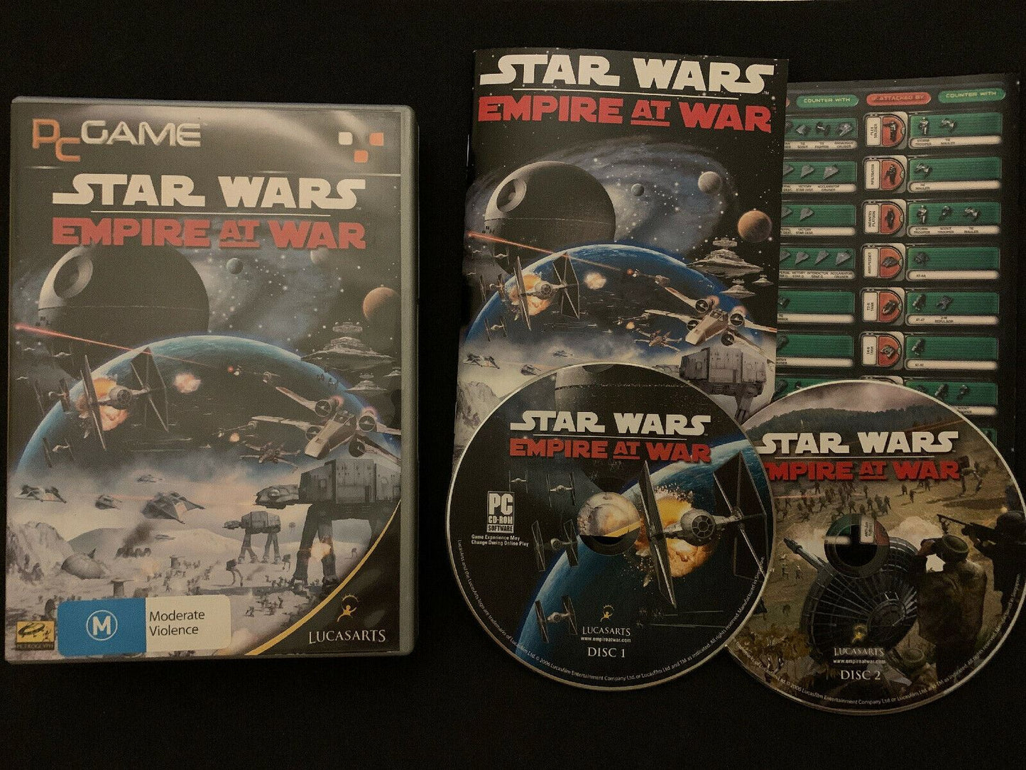 Star Wars: Empire at War for PC DVD Real-time Strategy Game
