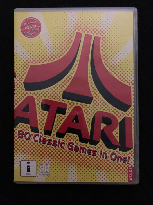 Atari 80 Classic Games in One! for PC CDROM Win 98-XP