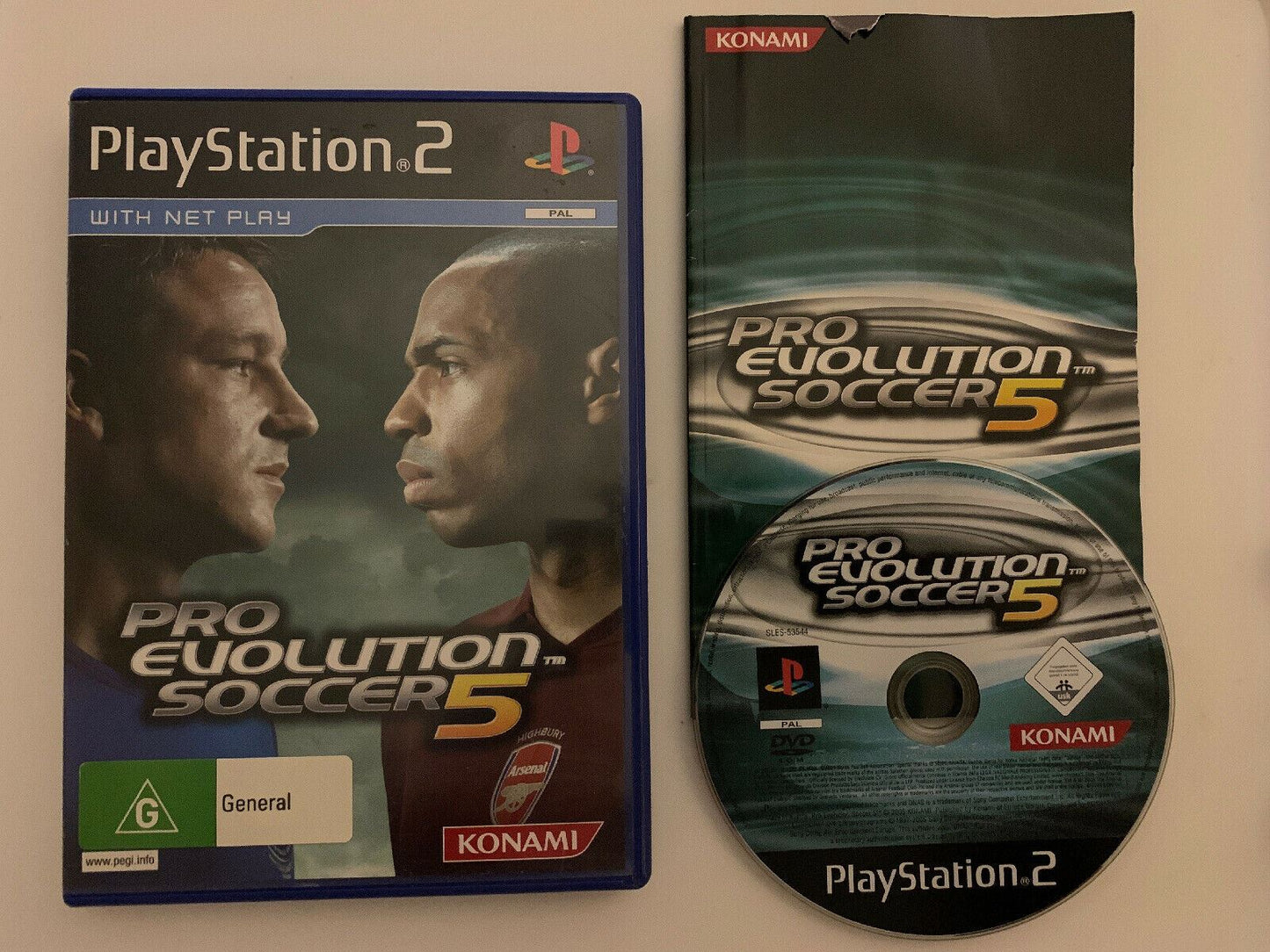 Pro Evolution Soccer 5 Complete with Manual - PS2 Football Soccer Game