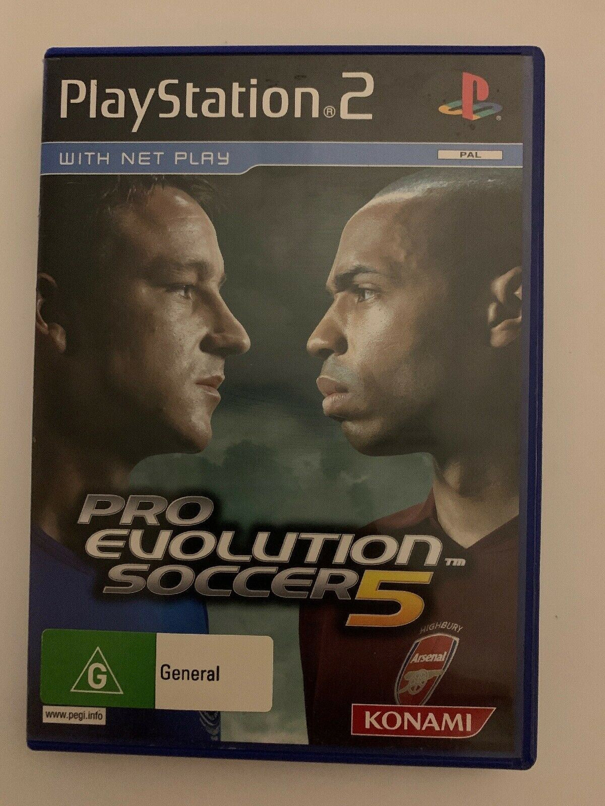 Pro Evolution Soccer 5 Complete with Manual - PS2 Football Soccer Game