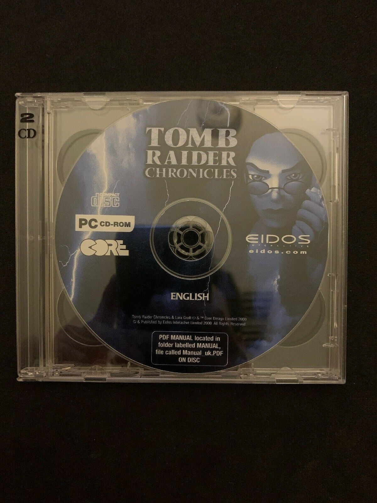 TOMB RAIDER CHRONICLES (2000) PC CD ROM in Box with RARE Level Editor & Demo CD