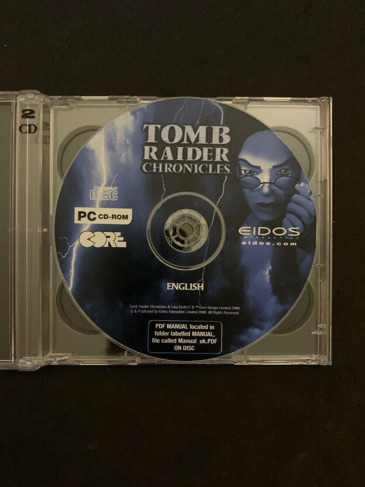 TOMB RAIDER CHRONICLES (2000) PC CD ROM in Box with RARE Level Editor & Demo CD