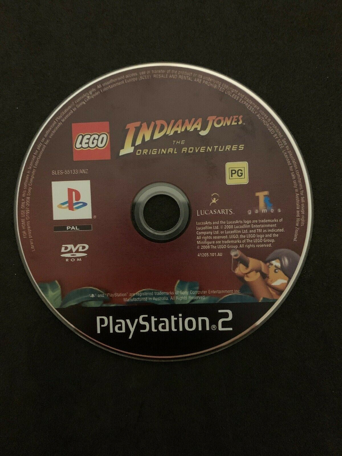 Lego Indiana Jones the Original Adventures - Sony PS2 PlayStation 2 Video Game