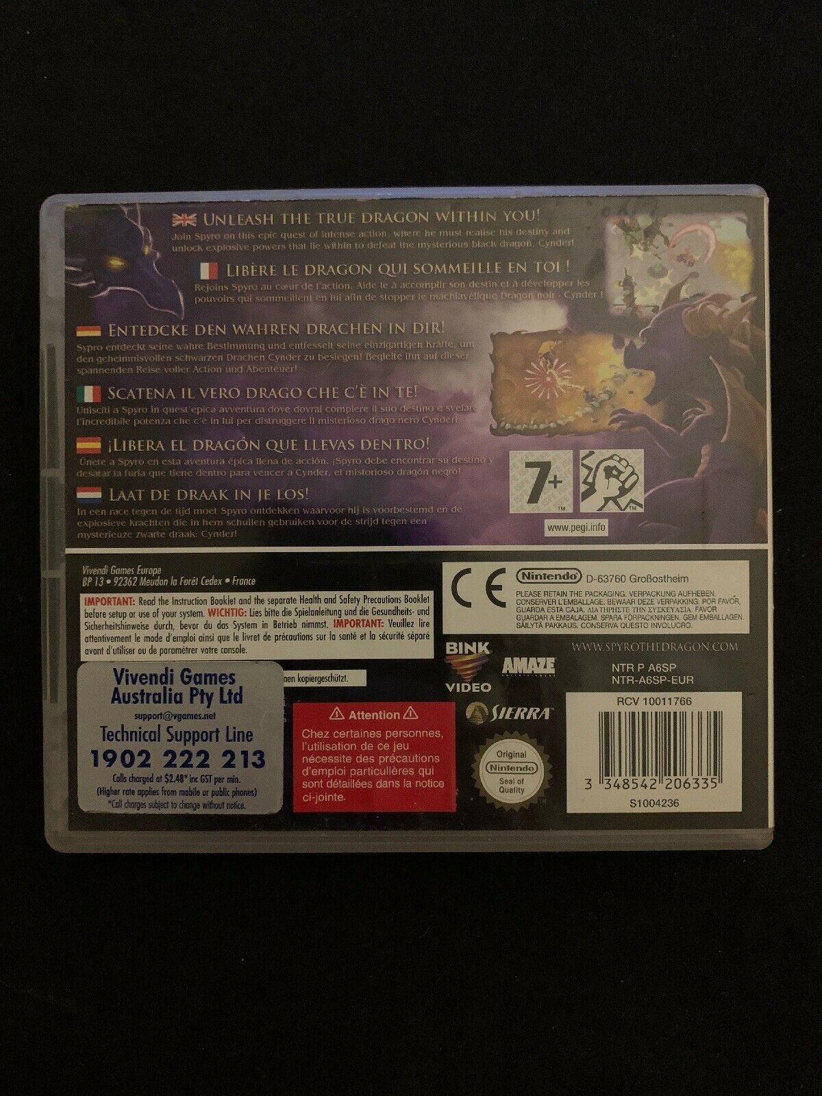 Legend of Spyro A New Beginning Nintendo DS Game NDS