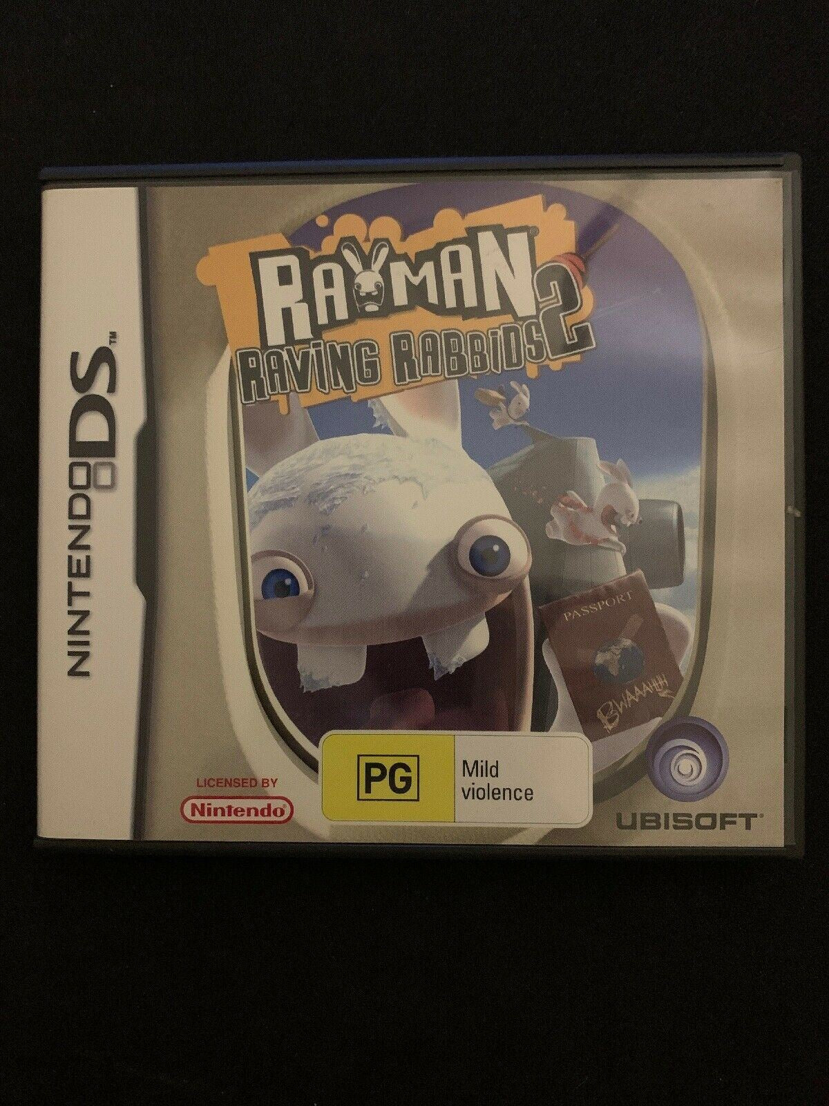 Rayman Raving Rabbids 2 - Nintendo DS Game in Box with Manual