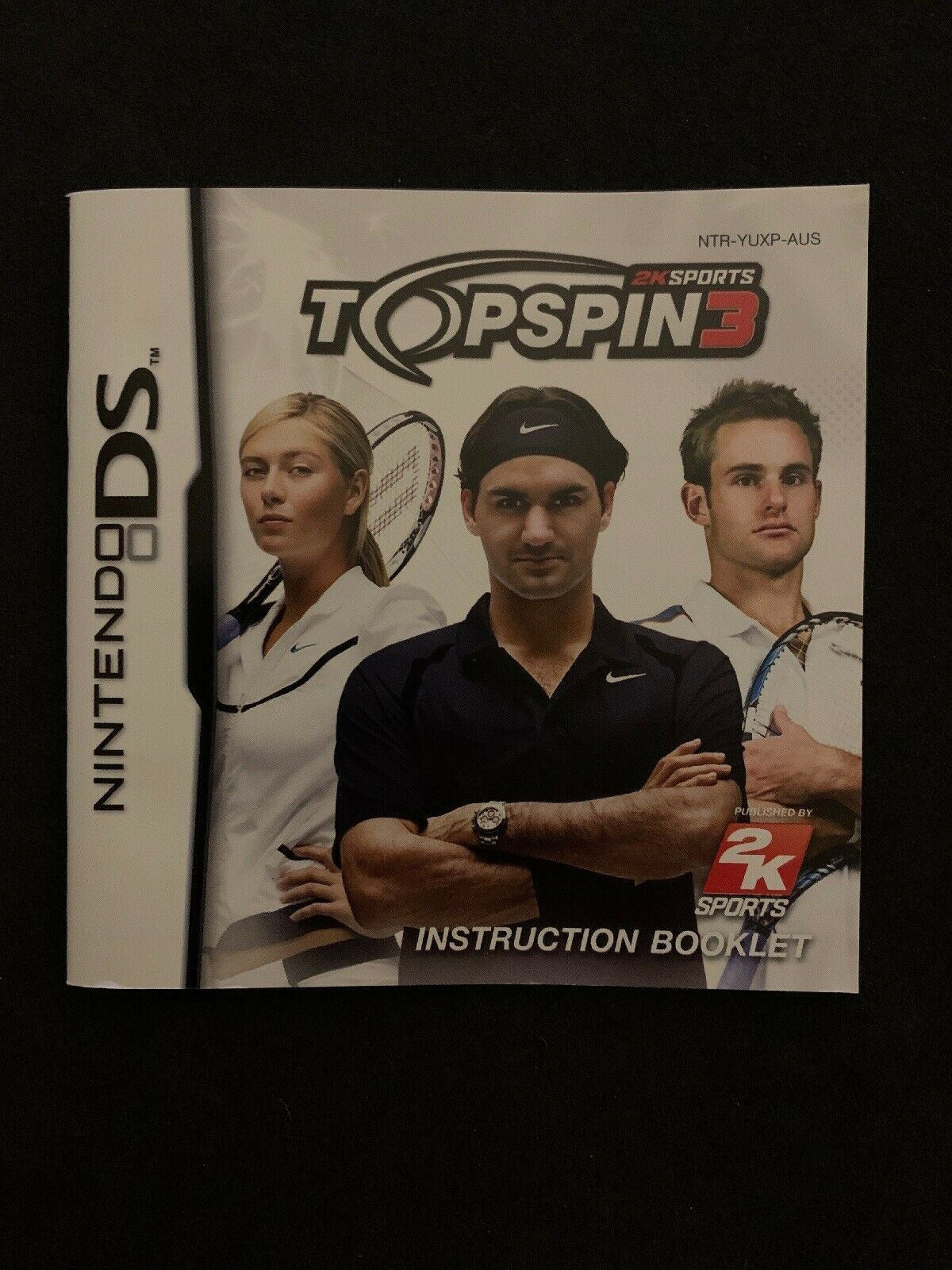 Top Spin 3 - Nintendo DS Tennis Game with Manual