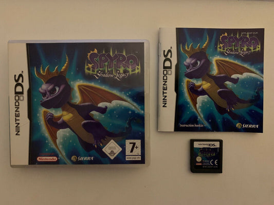 Spyro Shadow Legacy Nintendo DS Complete with Manual