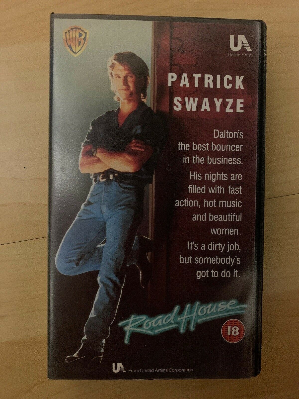 Road House VHS PAL starring Patrick Swayze