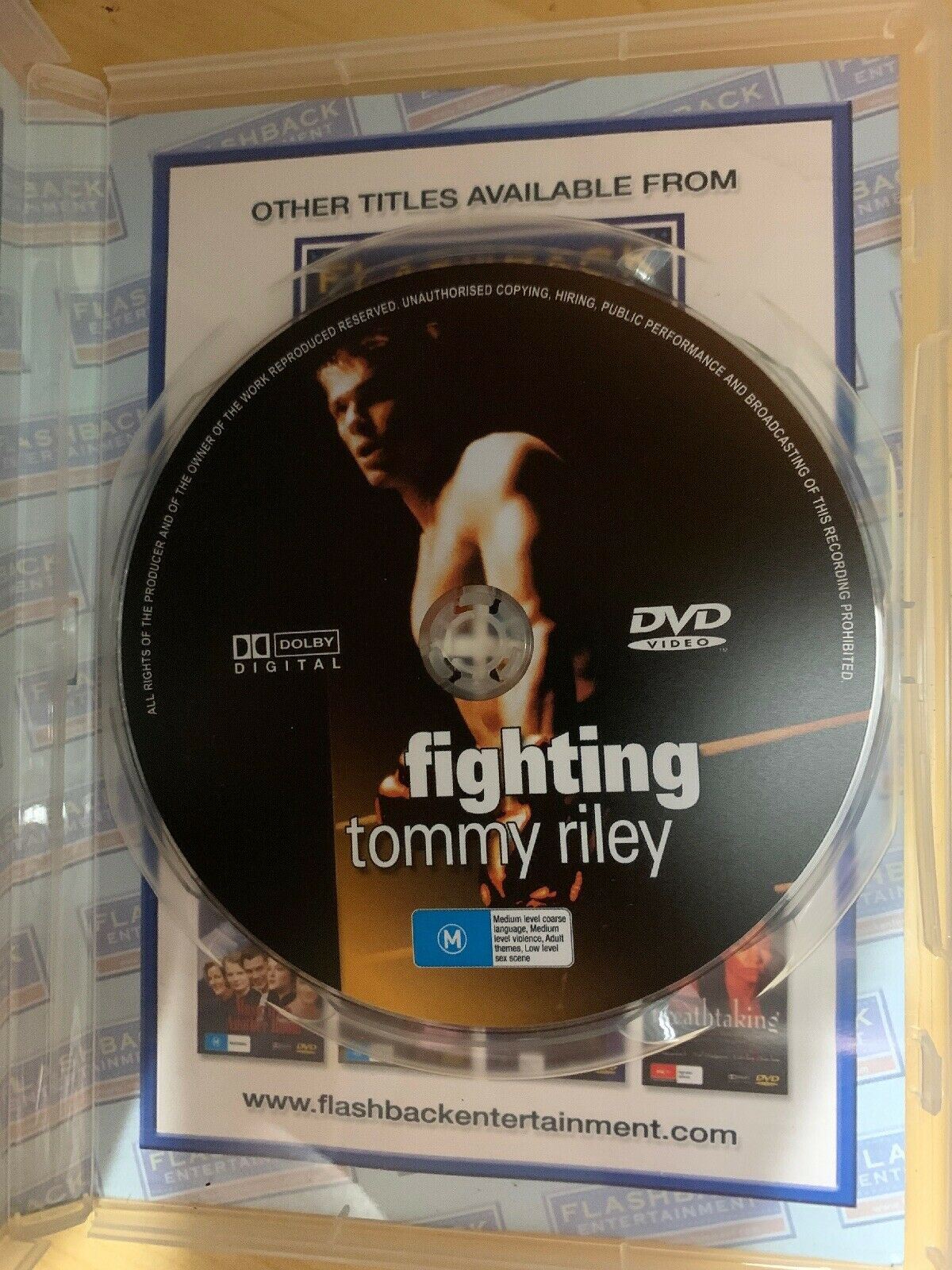 Fighting Tommy Riley (DVD, 2005) Based On True Story