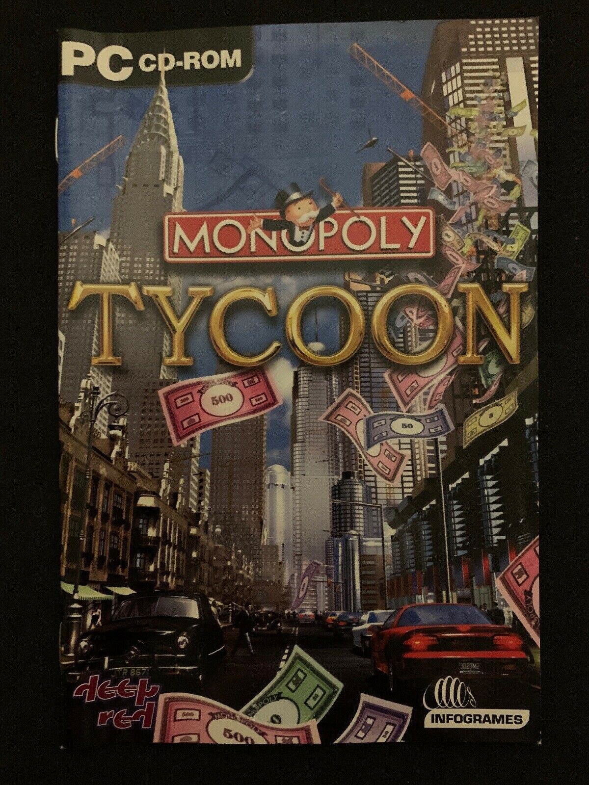 Monopoly Tycoon PC CD-ROM Management Sim Strategy Guide 2001