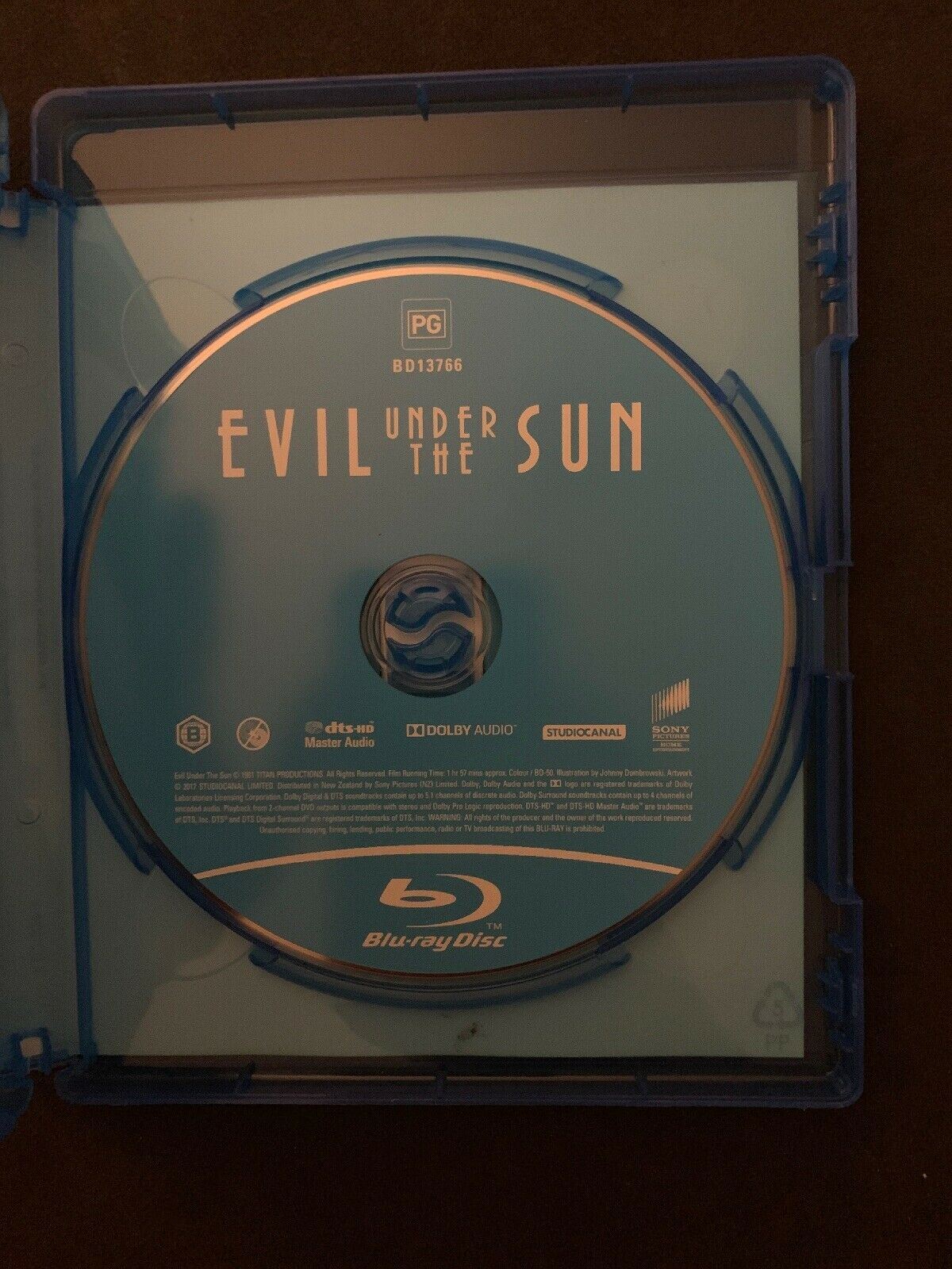 Evil Under The Sun (Blu-ray, 2017)
