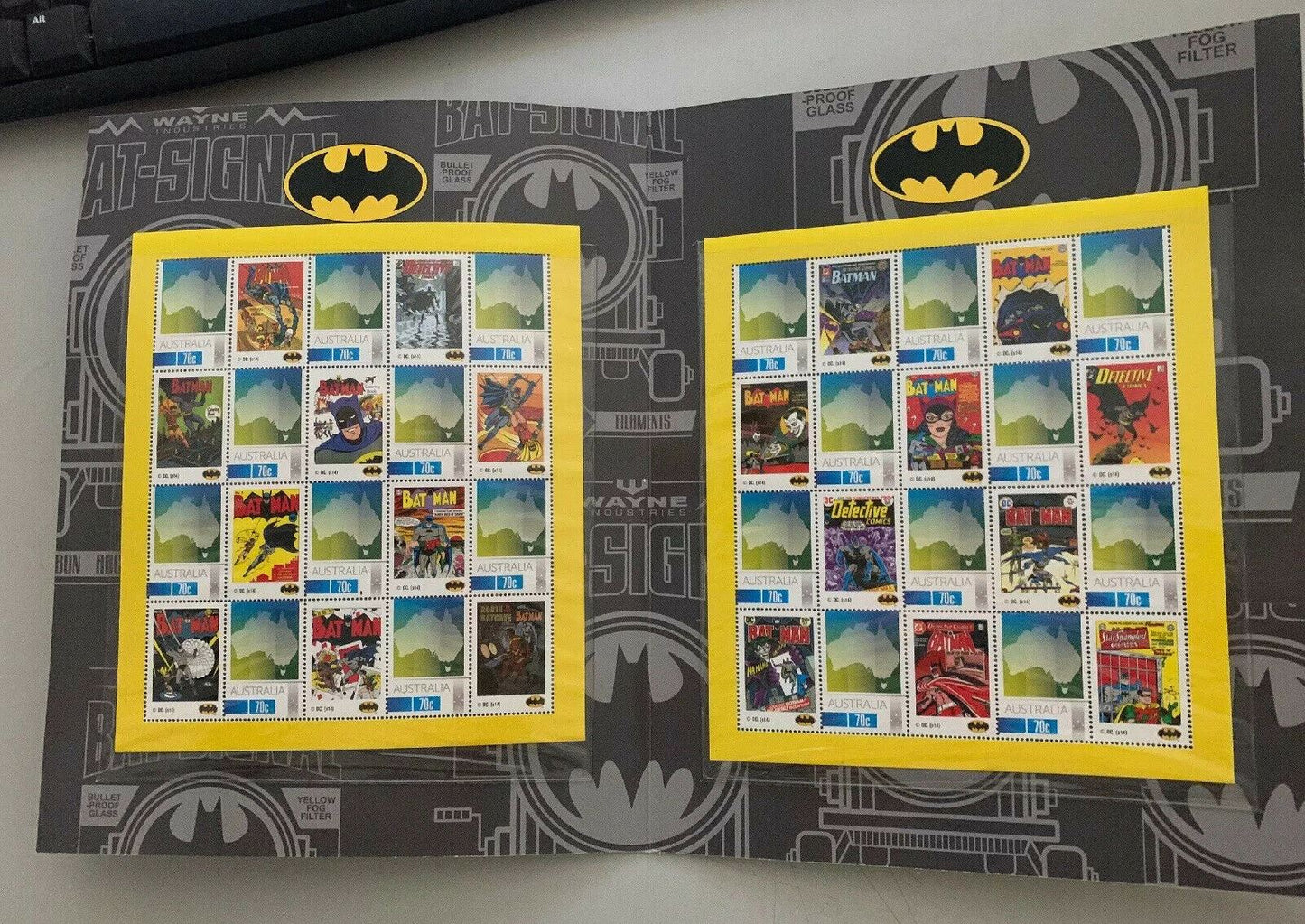 *New* 75 Years Of Batman Australian Stamps