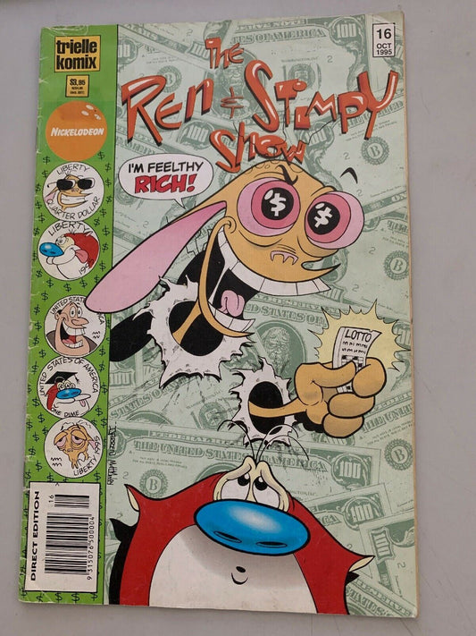 The Ren & Stimpy Show Comic - Trielle Komix Volume 1 16th Edition October 1995
