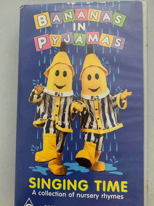Bananas In Pyjamas - Singing Time - A Collection Of Nursery Rhymes VHS PAL