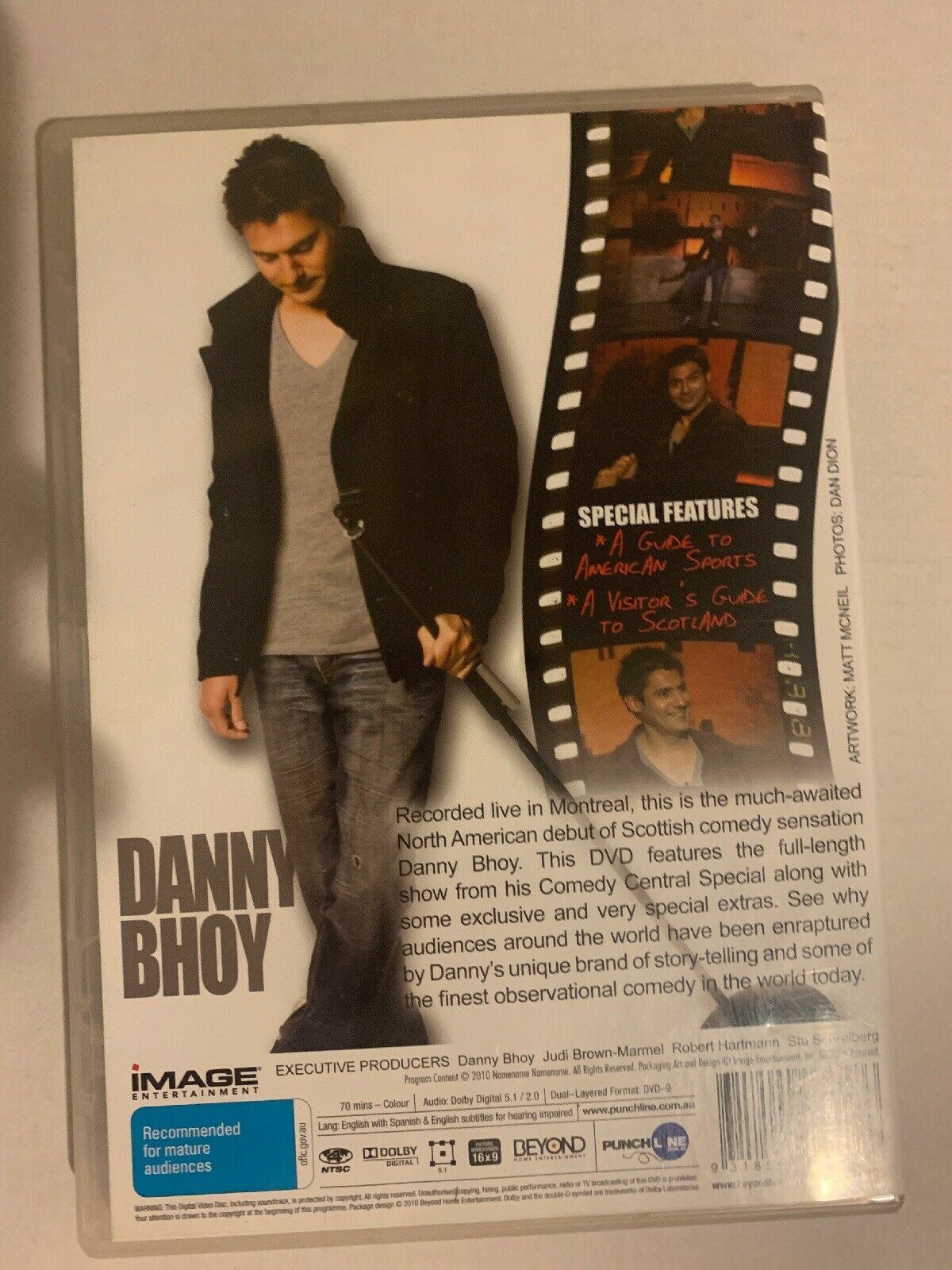 Danny Bhoy - Subject To Change (DVD, 2010) Region 4 Aussie Seller