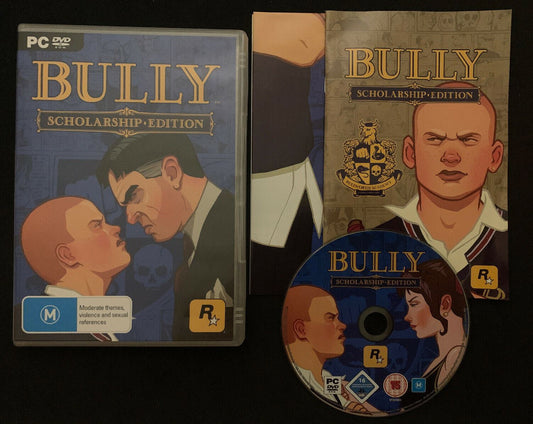 Bully Scholarship Edition PC Game with Map Poster