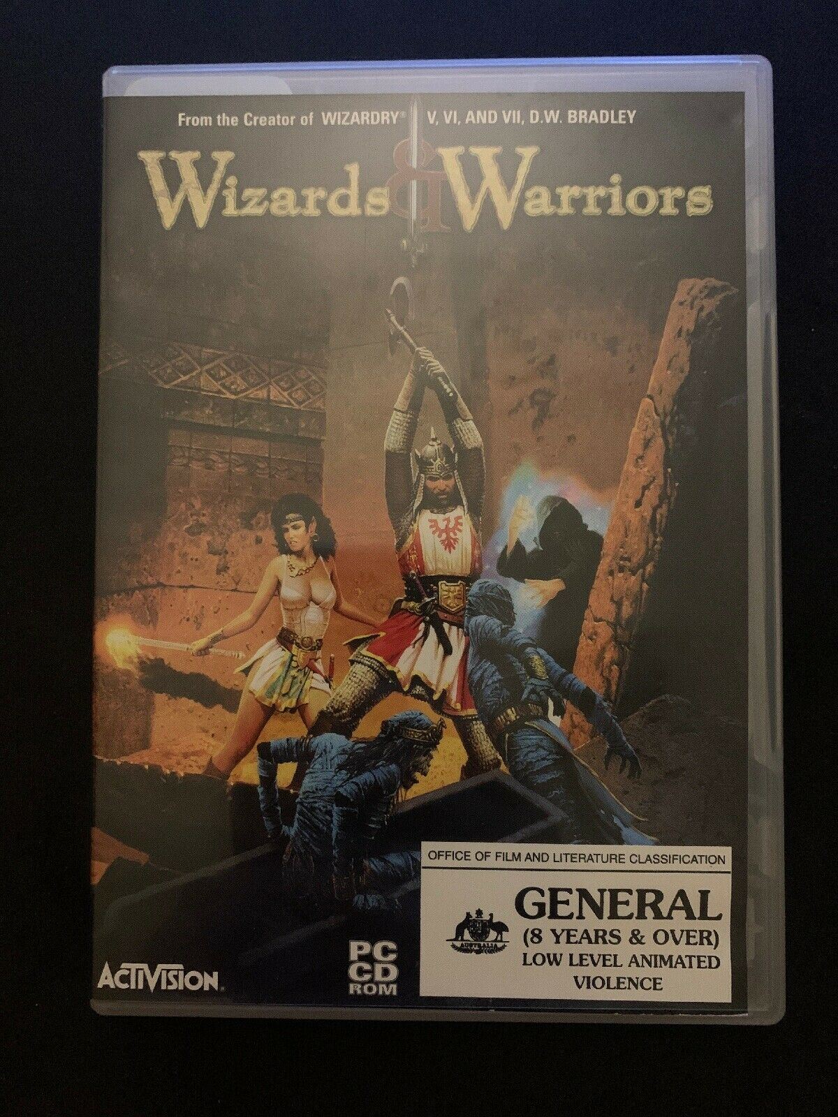 Wizards & Warriors for PC CD-Rom Classic RPG Windows Game