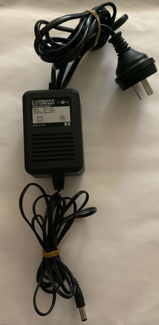 Cambridge Soundworks TEAD-48-091000AT AC Adapter 9V 1000mA Power Supply