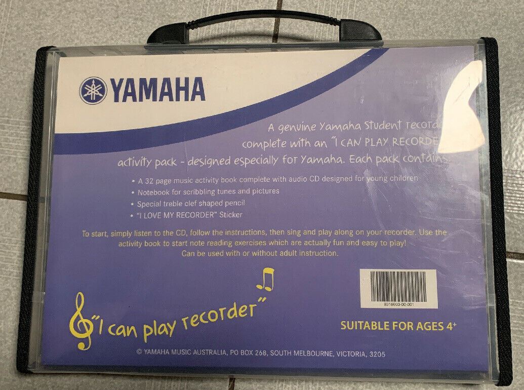 Yamaha Student Recorder - I Can Play Recorder Pack