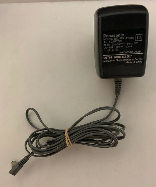 Genuine Panasonic KX-A10BA Adapter 12V 100mA Power Supply for Home Phone