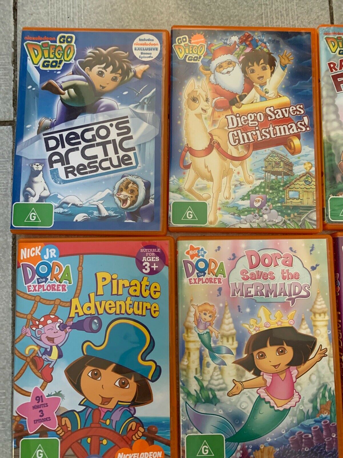 Dora The Explorer 17x DVD Collection (17-Disc) Christmas, Haircut, Ballet, Merma