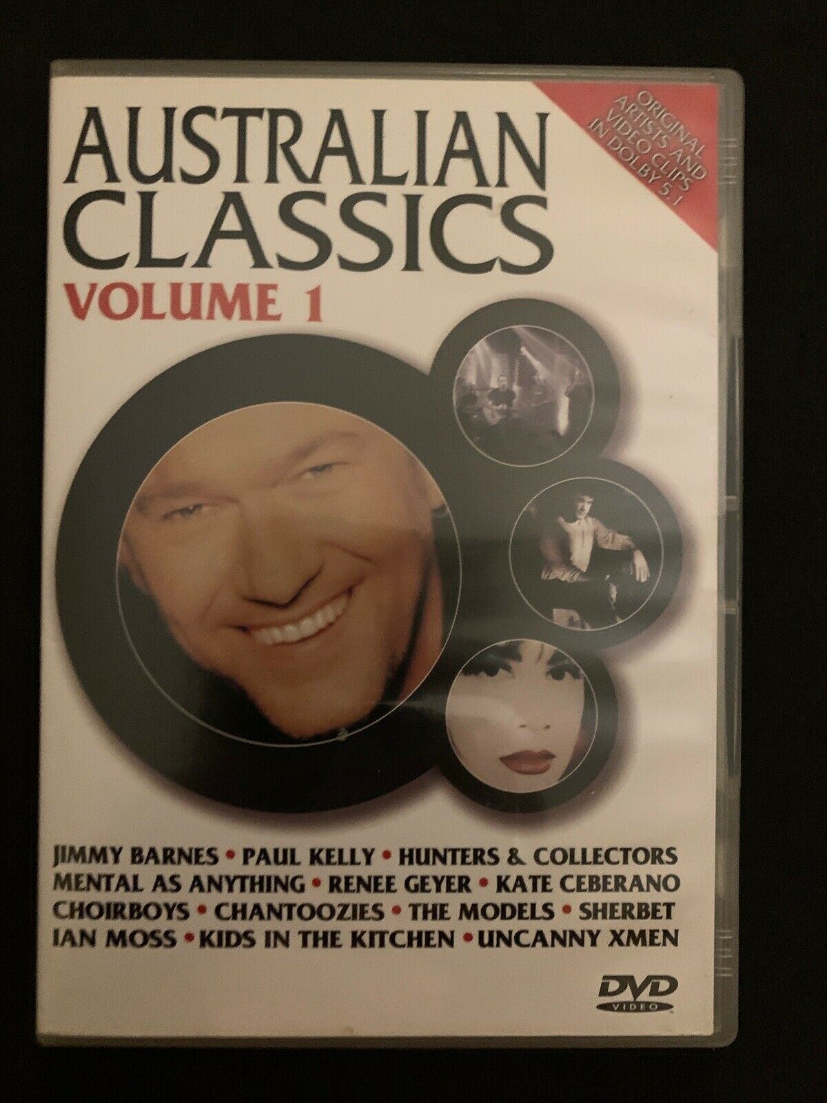 Australian Classics Volume 1 - DVD - Jimmy Barnes, Paul Kelly, Hunters Collector