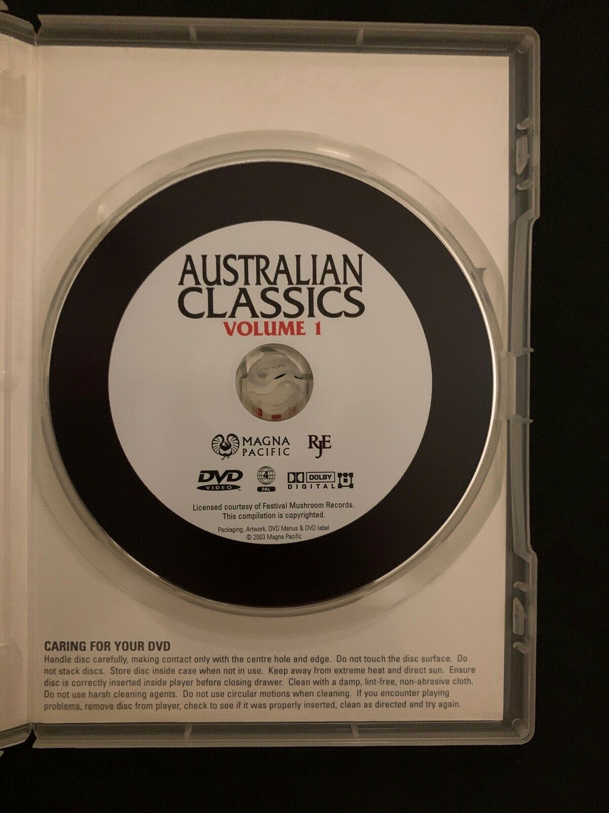 Australian Classics Volume 1 - DVD - Jimmy Barnes, Paul Kelly, Hunters Collector