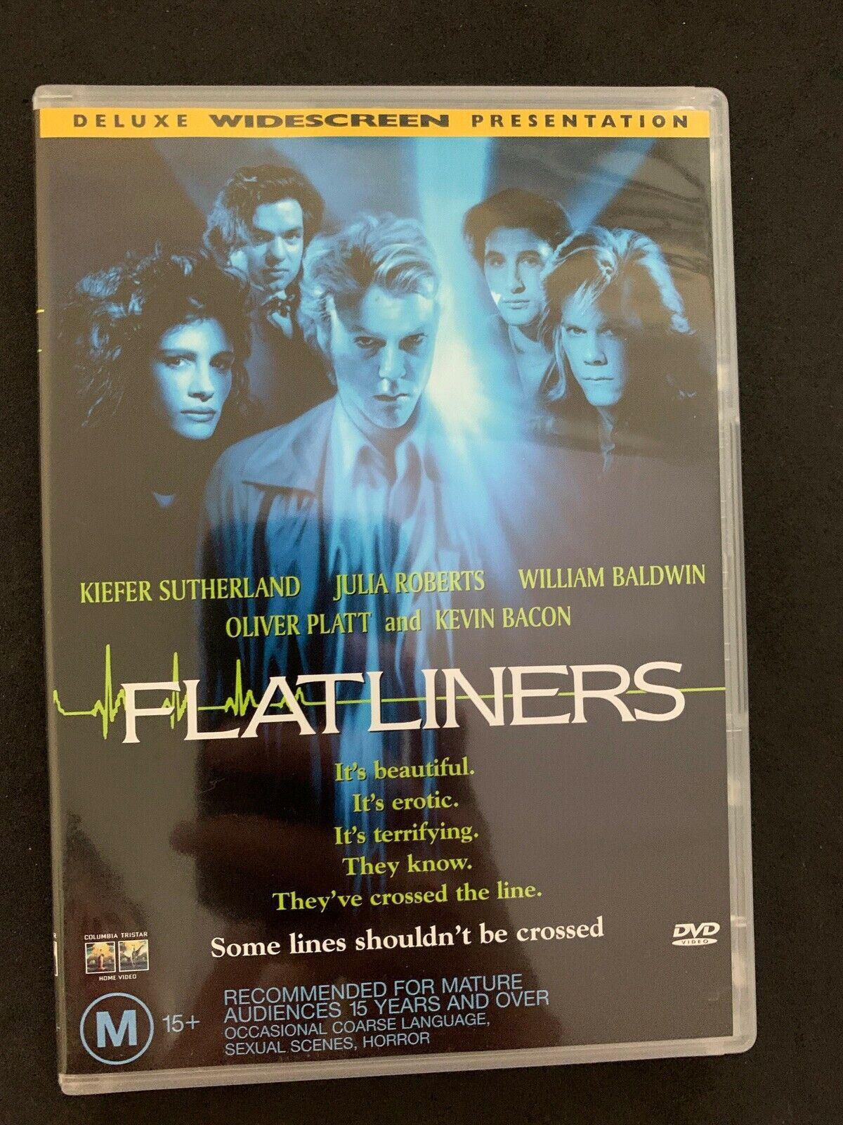 Flatliners (DVD, 1990) Kiefer Sutherland, Kevin Bacon, Julia Roberts - Region 4