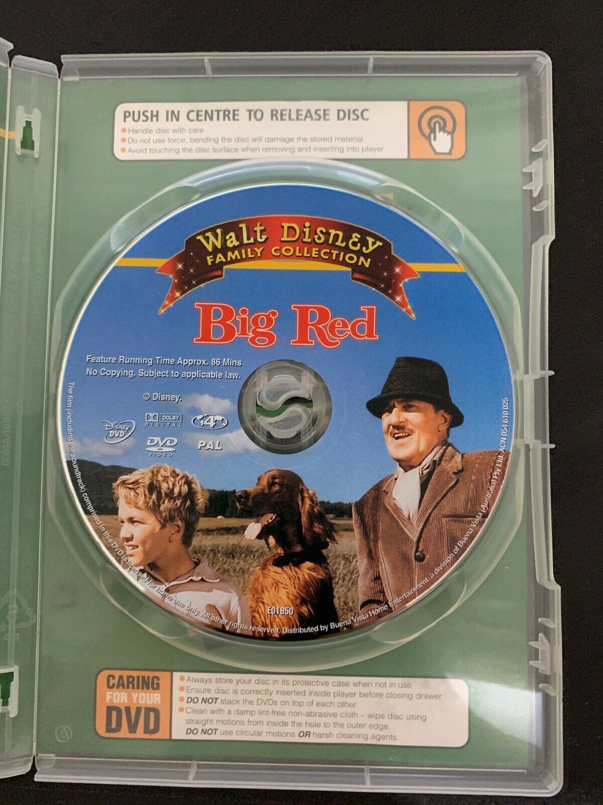 Big Red (DVD, 2004) Walter Pidgeon  Region 4