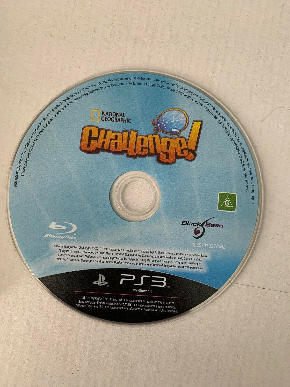 National Geographic Challenge - Sony PS3 PlayStation 3 Game