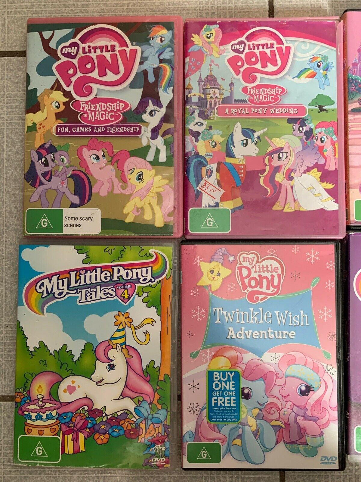 8x My Little Pony DVD Collection