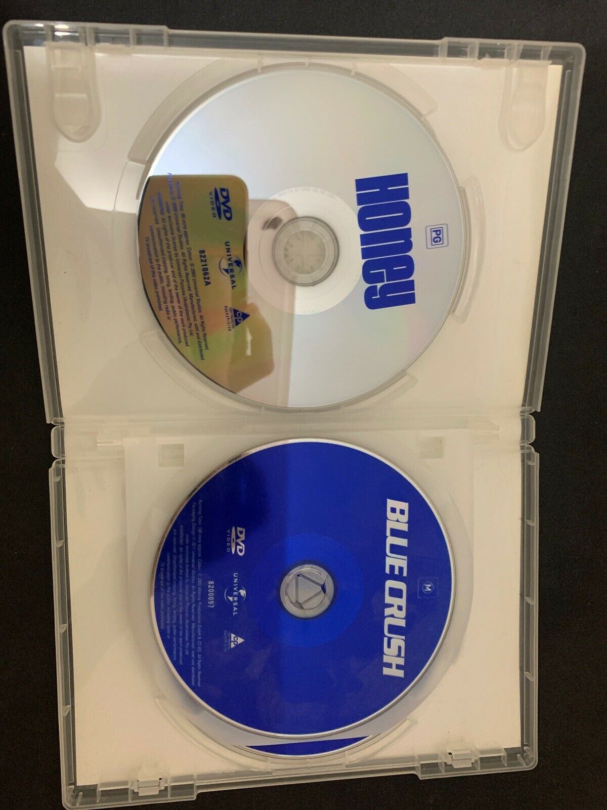 Honey / Blue Crush / Wimbledon  (DVD, 2009, 3-Disc Set)